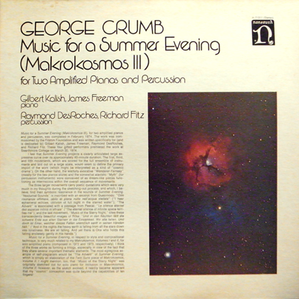 GEORGE CRUMB / MUSIC FOR A SUMMER EVENING