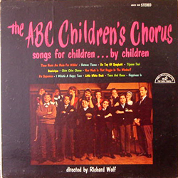 THE ABC CHILDREN CHORUS / SONGS FOR CHILDREN BYCHILDREN  [USED LP/US]  2100円
