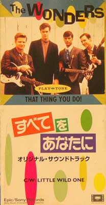 THE WONDERS / THAT THINGS YOU DO! [USED CDS/JPN] 420円