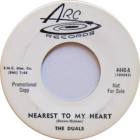 THE DUALS / NEAREST TO MY HEART [USED 7inch/US] 1260円