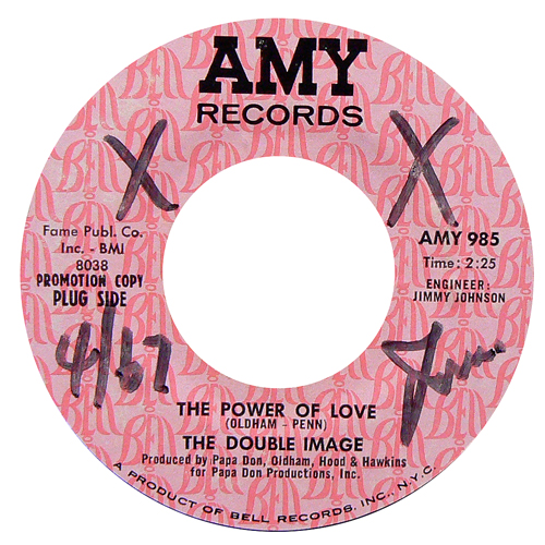 THE DOUBLE IMAGE / THE POWER OF LOVE [USED 7inch/US] 1400円