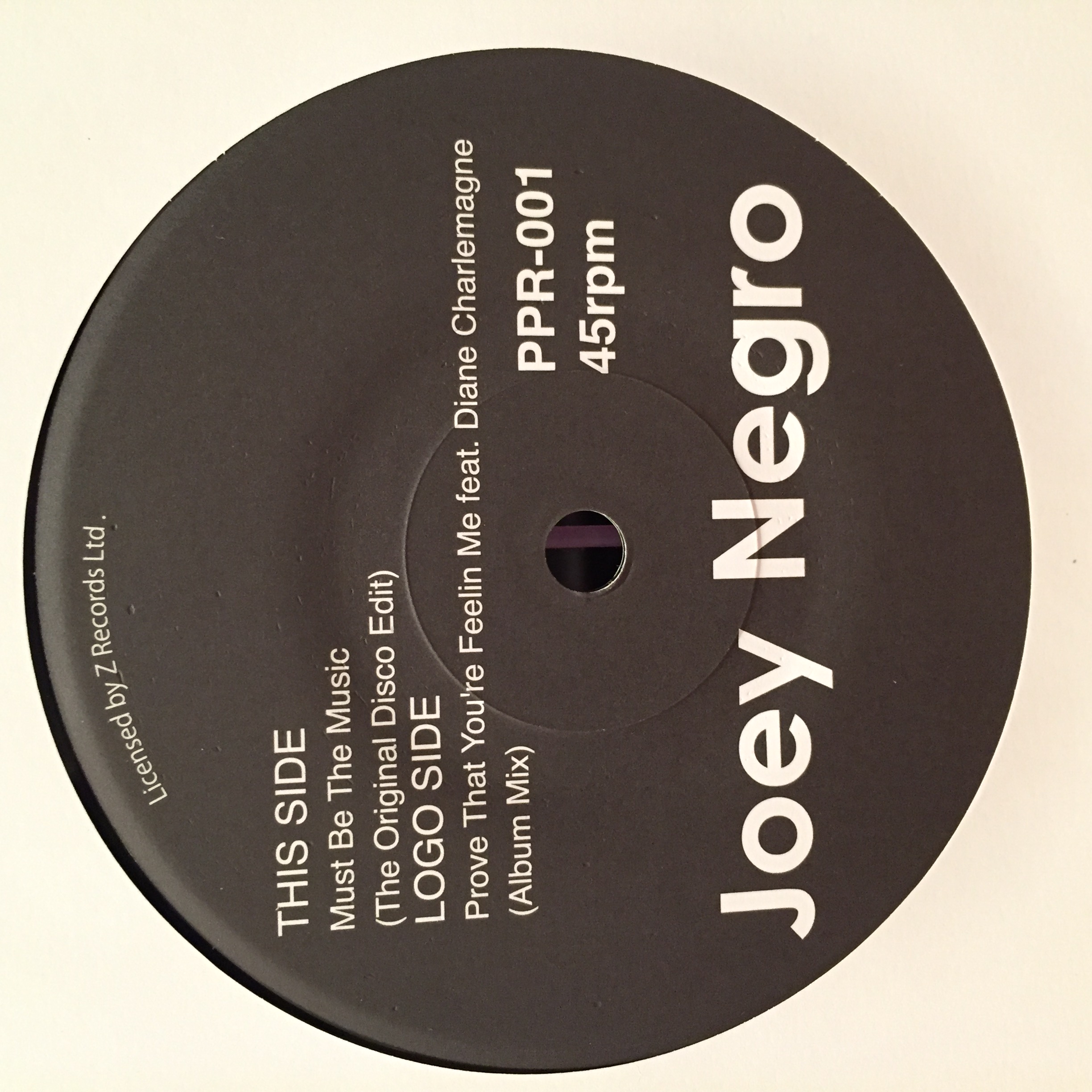 COCONUTS DISK WEBSTORE / Joey Negro / Must Be The Music [Used 7inch]